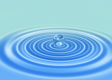 Abstract water drop clipart