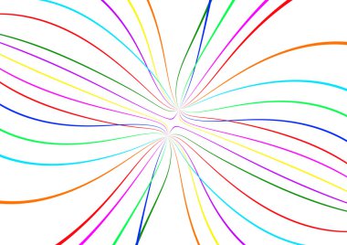 Abstract color lines clipart