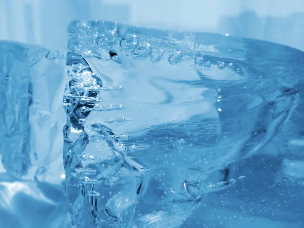 天然蓝色冰 — 图库照片