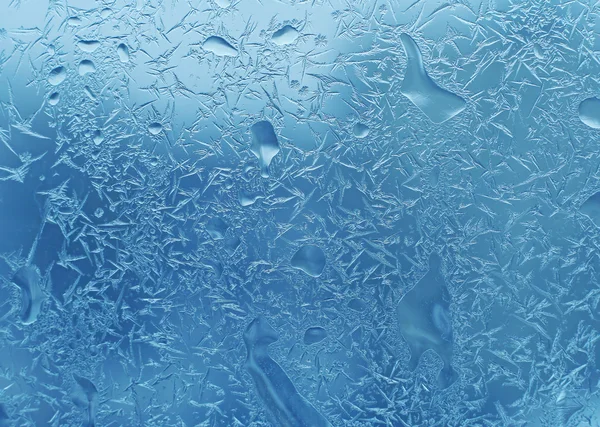 Капли льда и воды — стоковое фото