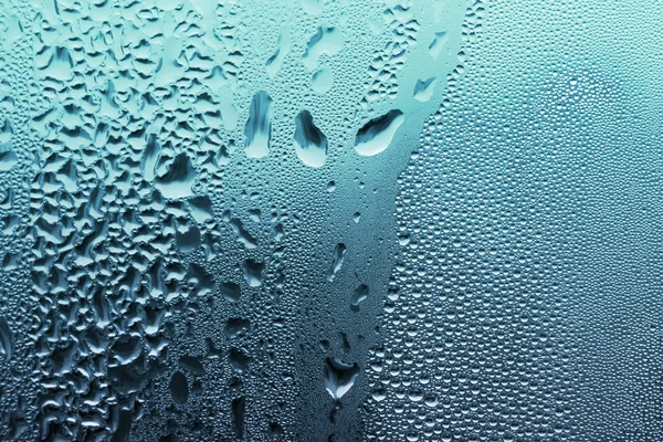Blauwe waterdruppel textuur — Stockfoto