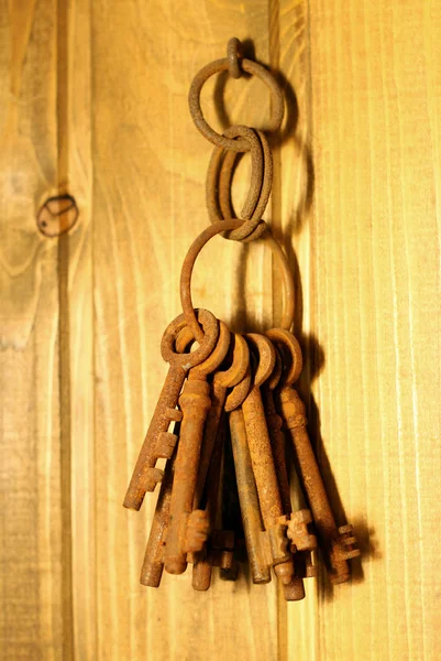 Μάτσο των παλαιών κλειδιά — Φωτογραφία Αρχείου