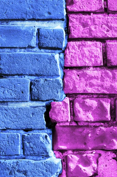 stock image Abstract multi-colored brick wall