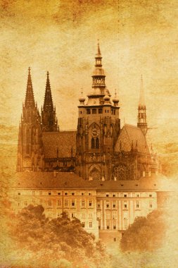 Prague castle clipart