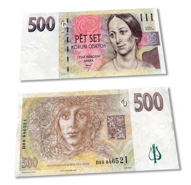 The czech money clipart