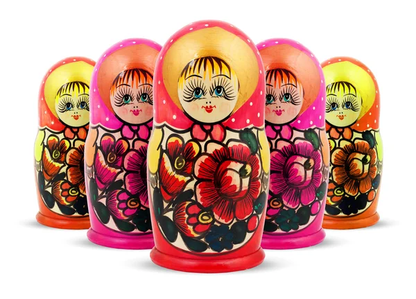 Russische poppen — Stockfoto