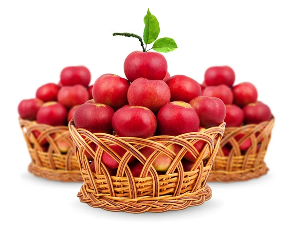 Canasta de manzanas —  Fotos de Stock