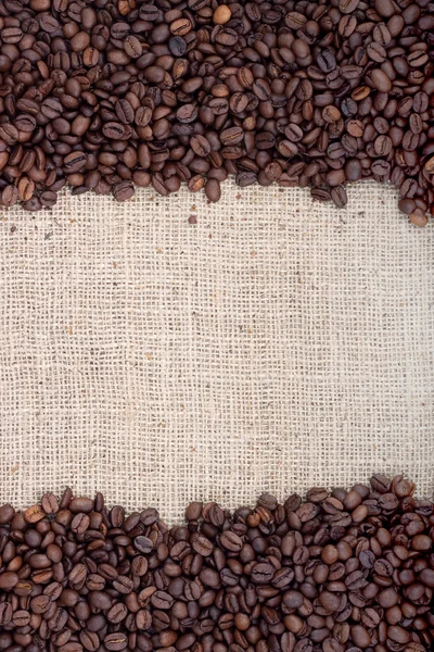 Καφέ φρυγμένοι κόκκοι καφέ — Φωτογραφία Αρχείου