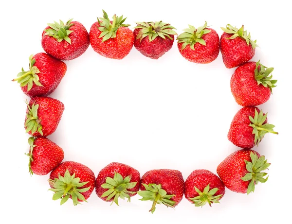 Stock image Strawberries frame