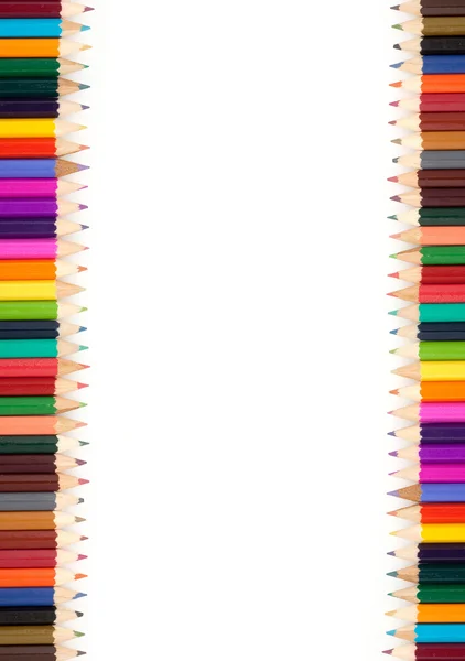 Asortyment kredek kolorowych — Zdjęcie stockowe