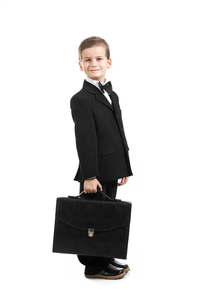 Junge im Anzug — Stockfoto