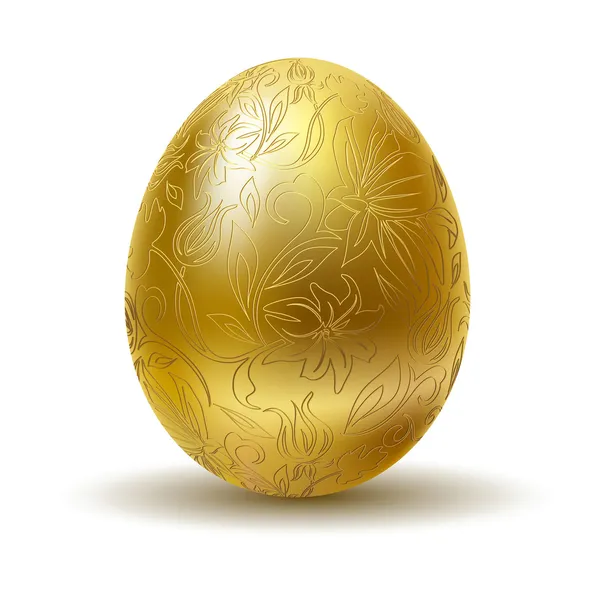 Golden egg. — Stock Vector