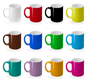 Cups set. clipart