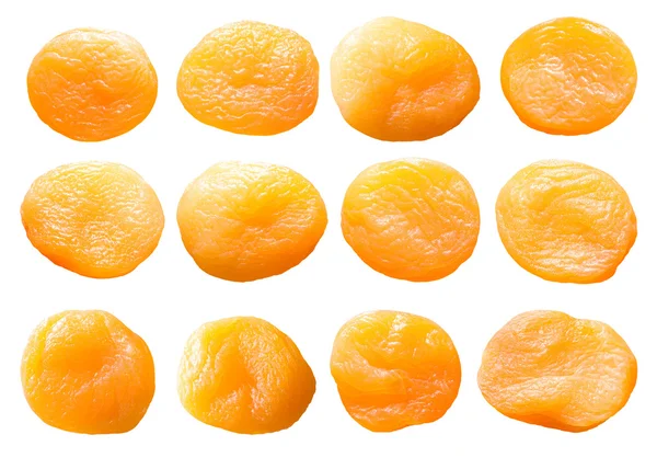 Dried apricots set. — Stock Photo, Image
