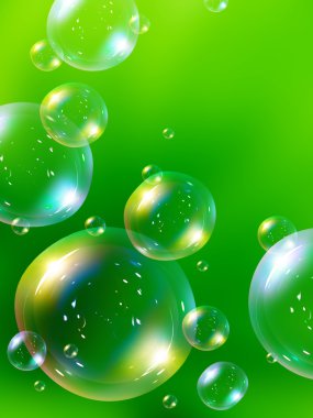 Soap bubbles. clipart