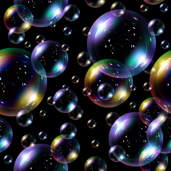 Мильні бульбашки безшовний фон . — стокове фото