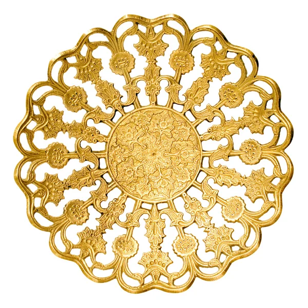 stock image Golden plate.