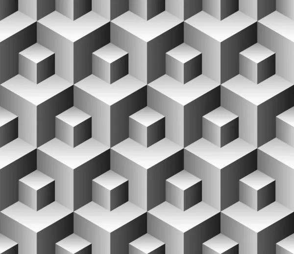 Cubes sans couture fond . — Image vectorielle