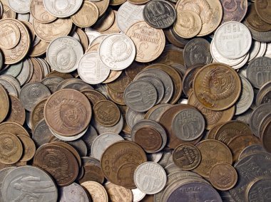 Soviet coins. clipart
