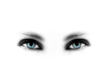 Blue eyes clipart