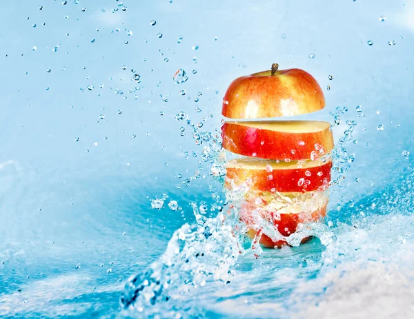Grapefruit und Wasser — Stockfoto