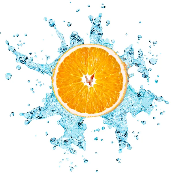 Orange et eau — Photo