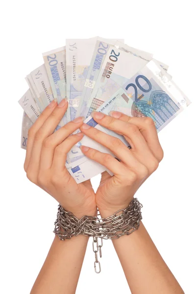 Arrested counterfeiter — Stock Photo, Image
