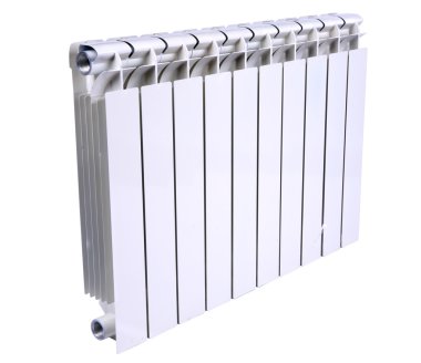 Radiator isolated over a white background clipart