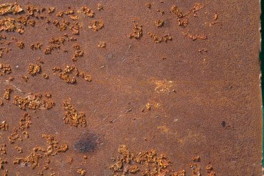 Rusty metal surface texture close up photo clipart