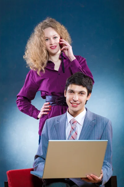 Team young business — Stock Photo, Image