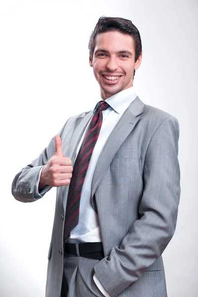 Businessman Suit Shows — Stock Photo, Image