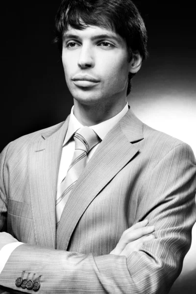Portrait Businessman Suit — Stock Photo, Image