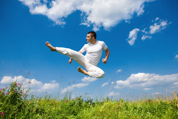 Stock image Happy young man - jumping