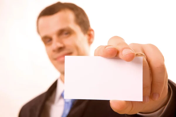 Blank Business Card — Stock Photo, Image