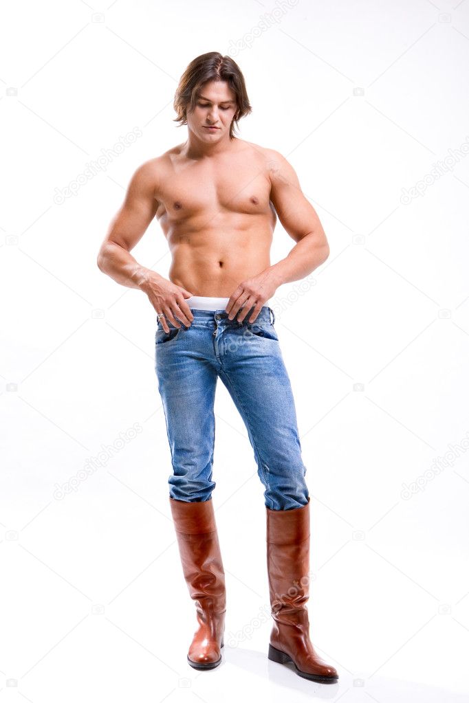 man in boots