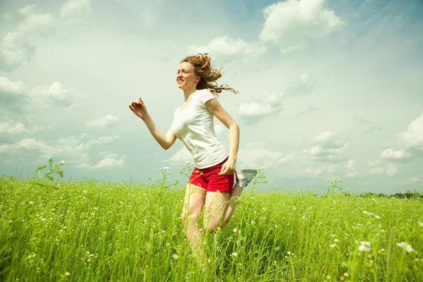 Happy Young Woman — Stock Photo, Image