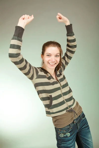 Boldog fiatal nő — Stock Fotó