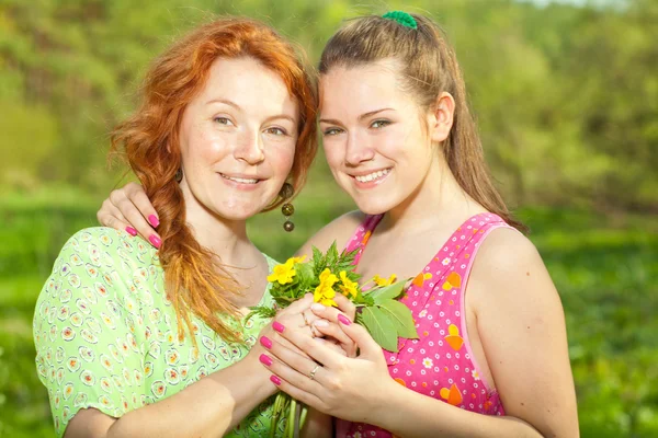 Funny Mother Daughter — Stock Photo, Image