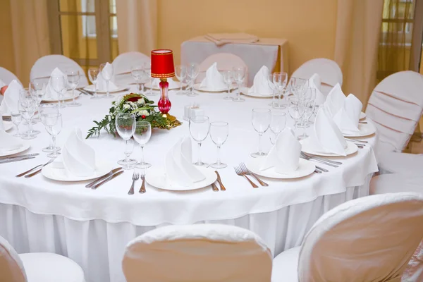Table Set Event Party Wedding Reception — Stock Photo, Image