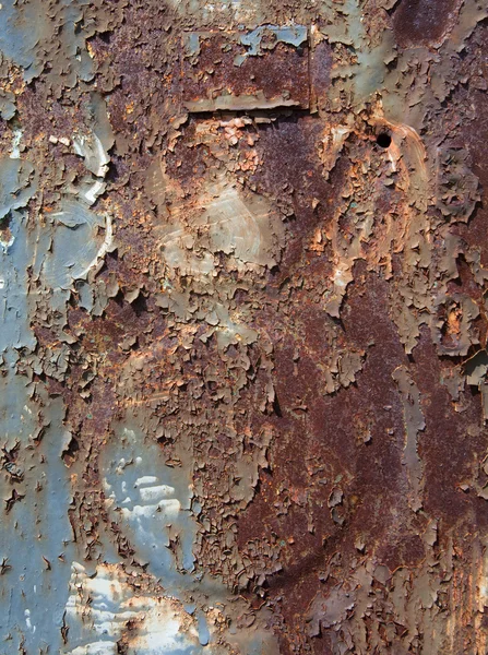 Textura de superfície de metal enferrujado close up foto — Fotografia de Stock
