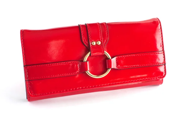 Красная женщина бумажник 2 — стоковое фото