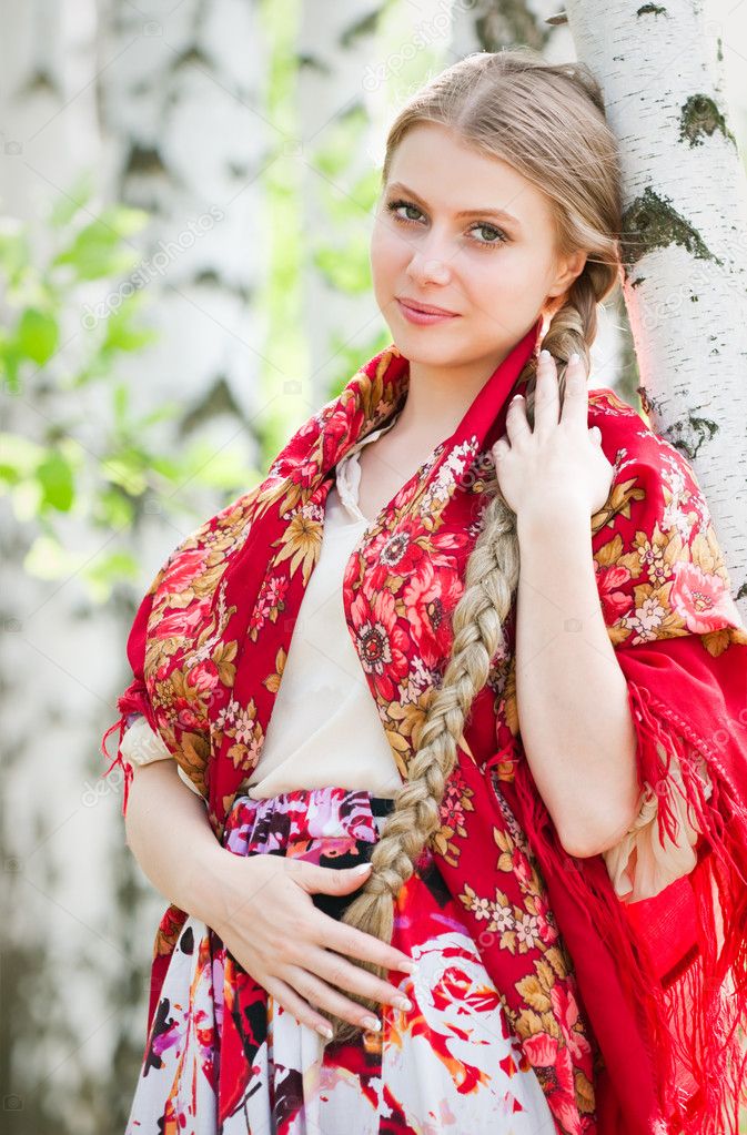 Прекрасная русская девочка