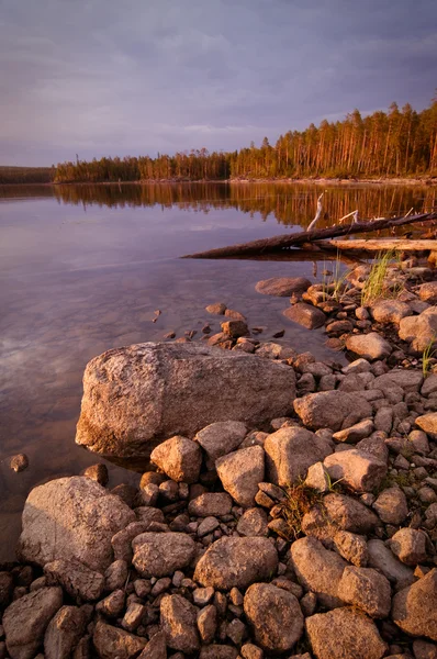 Evening on the lake — Stock Photo, Image