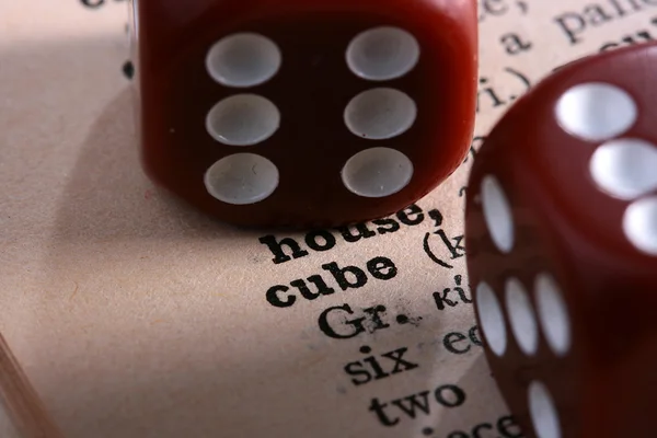 Two red cubes — Stock Photo, Image