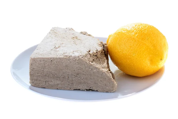 Halvah y limón — Foto de Stock