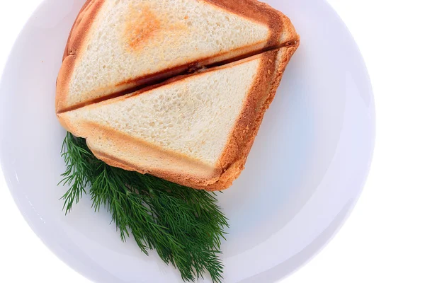 Horký sendvič — Stock fotografie