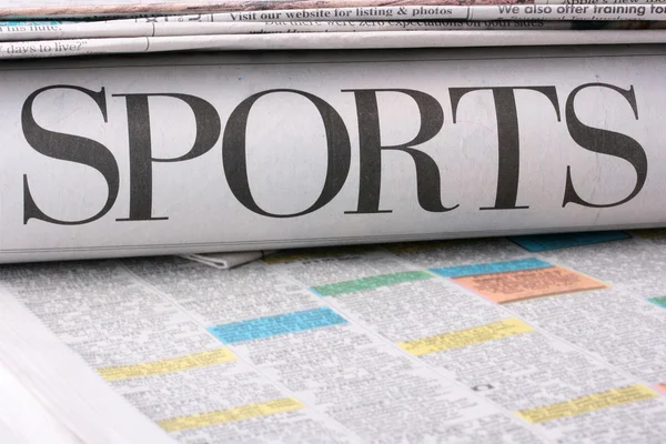 stock image Sports newspaper