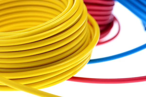 Yellow wire — Stock Photo, Image