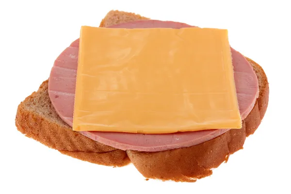 치즈와 소시지 — 스톡 사진