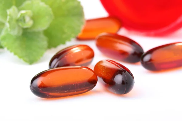 Kahverengi tabletler — Stok fotoğraf